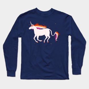 Lesbian Unicorn Long Sleeve T-Shirt